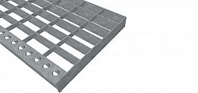 Schodišťové podesty PR-33/66-30/3 - ocel-černá - 1200x300